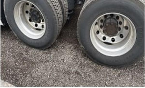 Example: Driver side drive tires